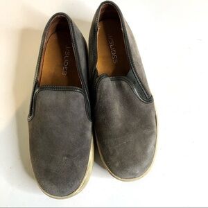 J/Slides | Suede Slip Ons